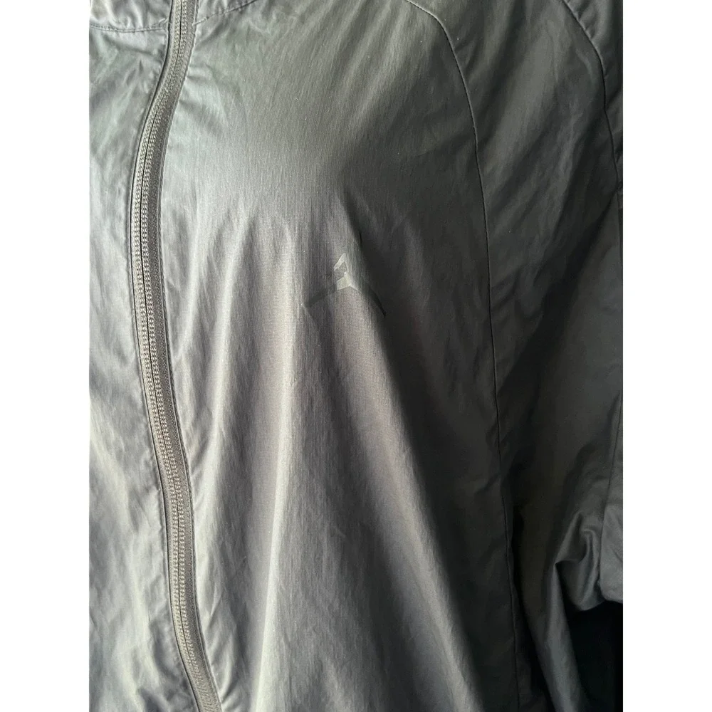 Jordan Mens Full Zip Hooded Streetwear Windbreaker Blokecore Jacket Mesh Lined L